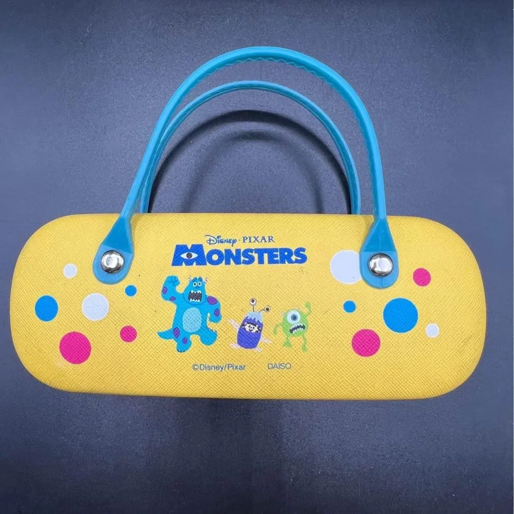 Monsters Inc. Pixar Disney Clamshell Hard Glasses Case with Handle - Kids